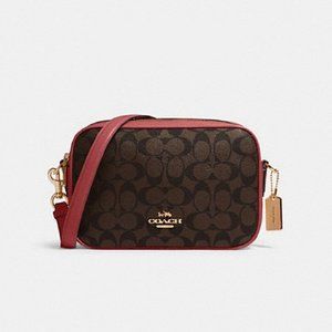 Coach Jes Crossbody New Brown Red